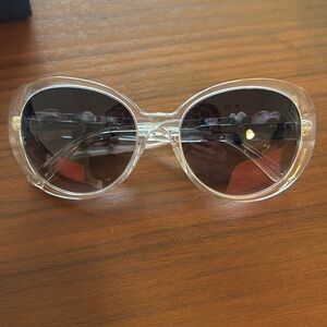 D&G translucent oval floral sunglasses